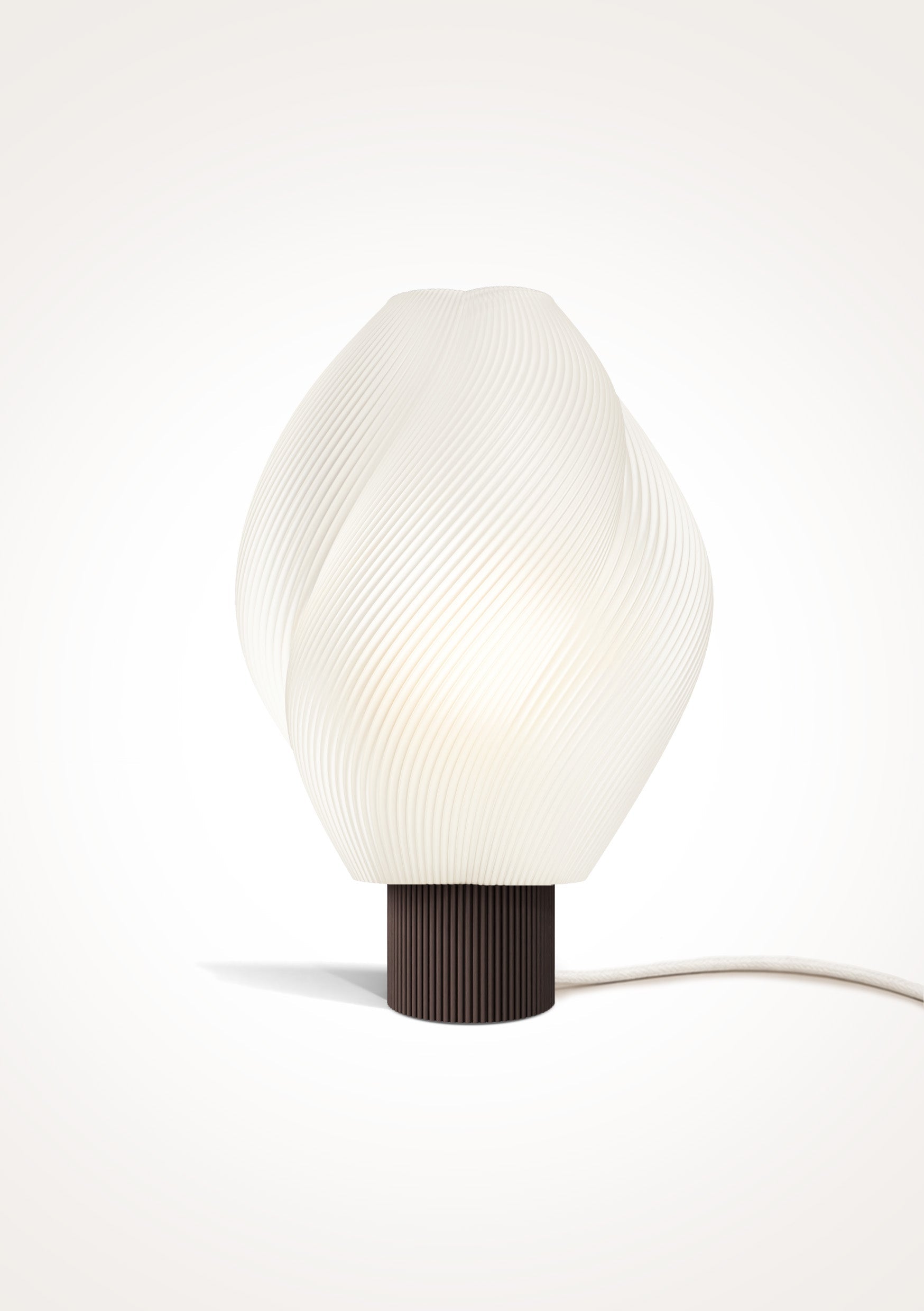 Lumeni Luna bordslampa, Brun