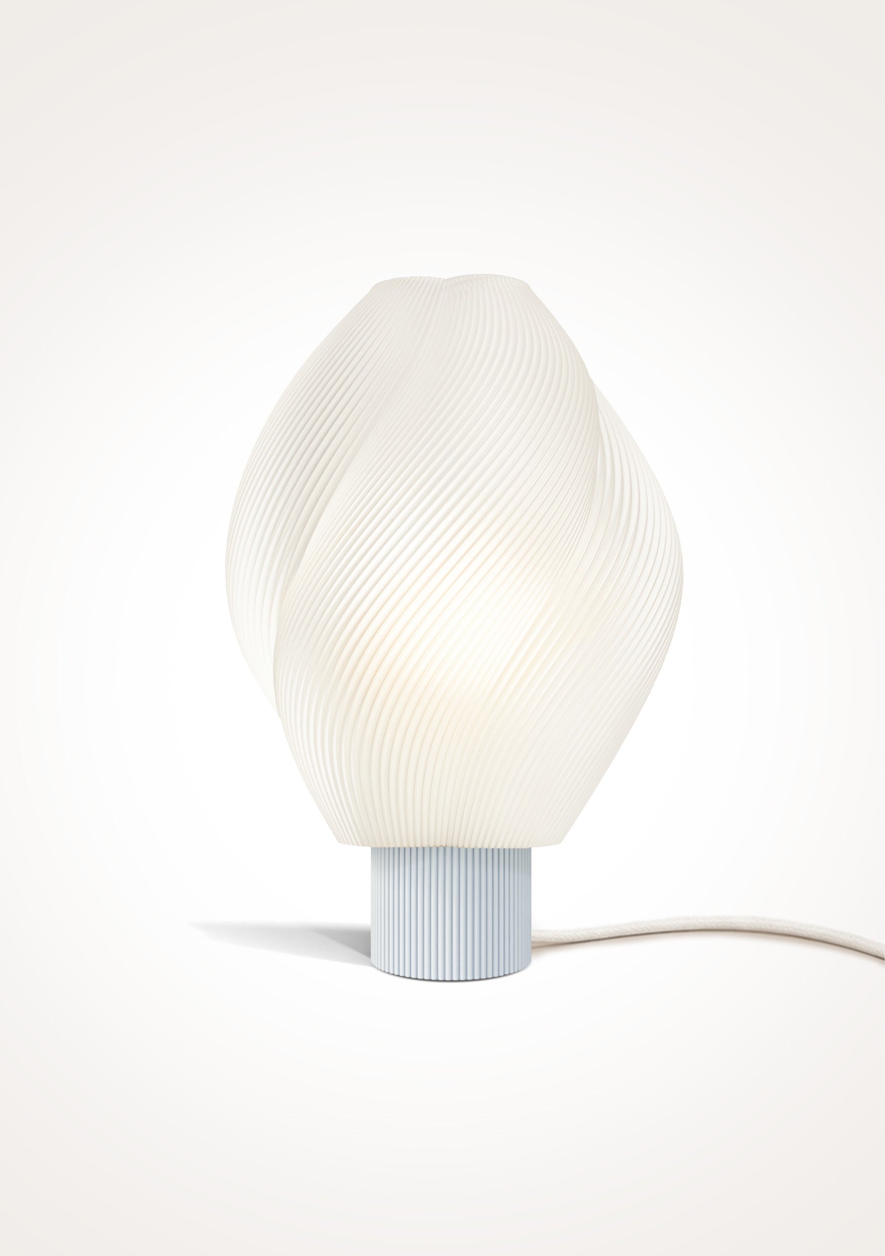Lumeni Luna bordslampa, Ljusblå
