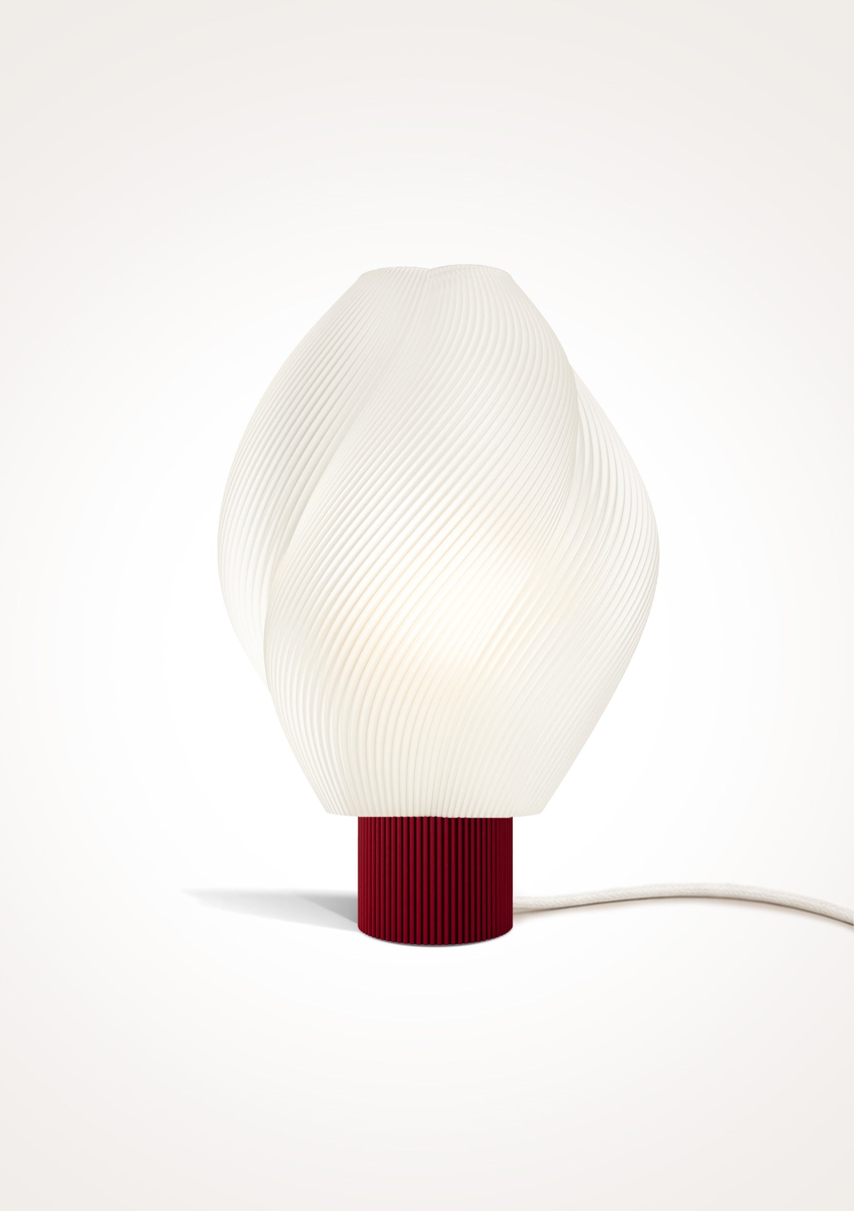 Lumeni Luna bordslampa, Röd