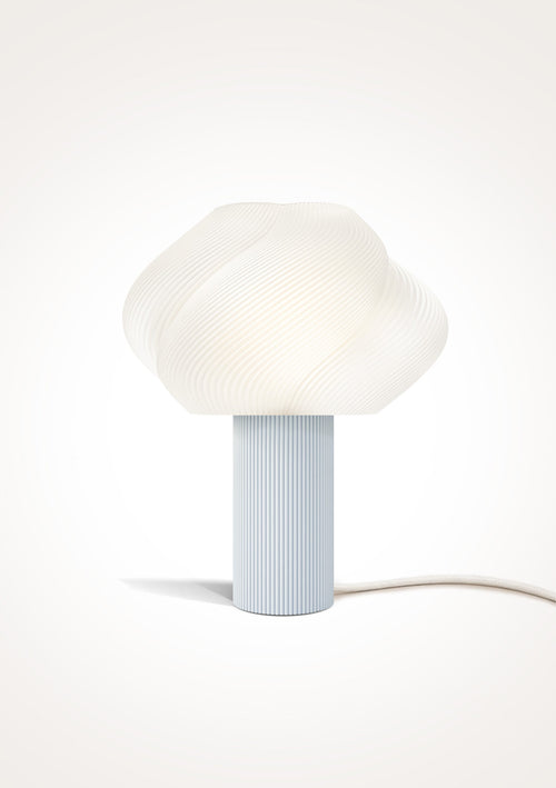 Lumeni Lexi bordslampa, Ljusblå